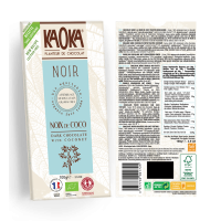 CHOCOLAT NOIR 58% - NOIX DE COCO 100 G KAOKA