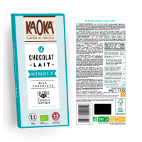 CHOCOLAT NOIR 32% SIMPLY LAIT 80 G KAOKA