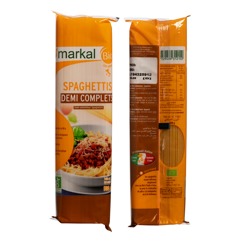 SPAGHETTI 1/2 COMPLETS 500 G MARKAL
