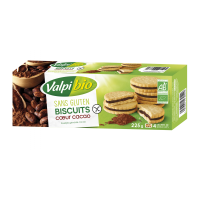 BISCUITS FOURRE CACAO 225 G