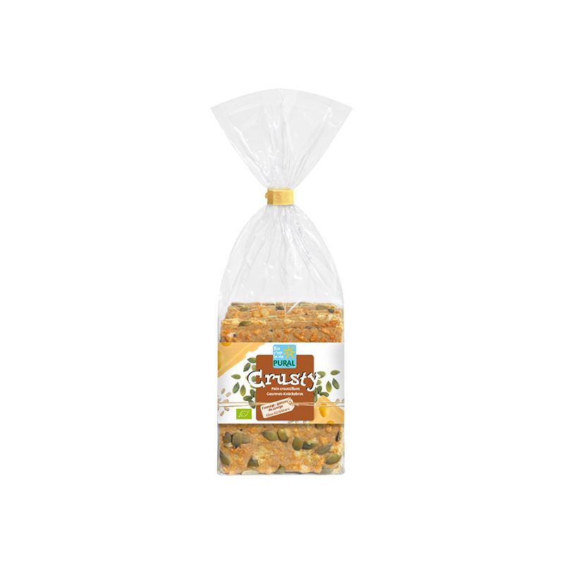 CRUSTY FROMAGE-GRAINES DE COURGE 200G PURAL
