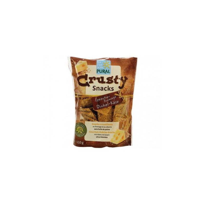 CRUSTY'SNACKS EPEAUTRE FROMAGE  110 G PURAL