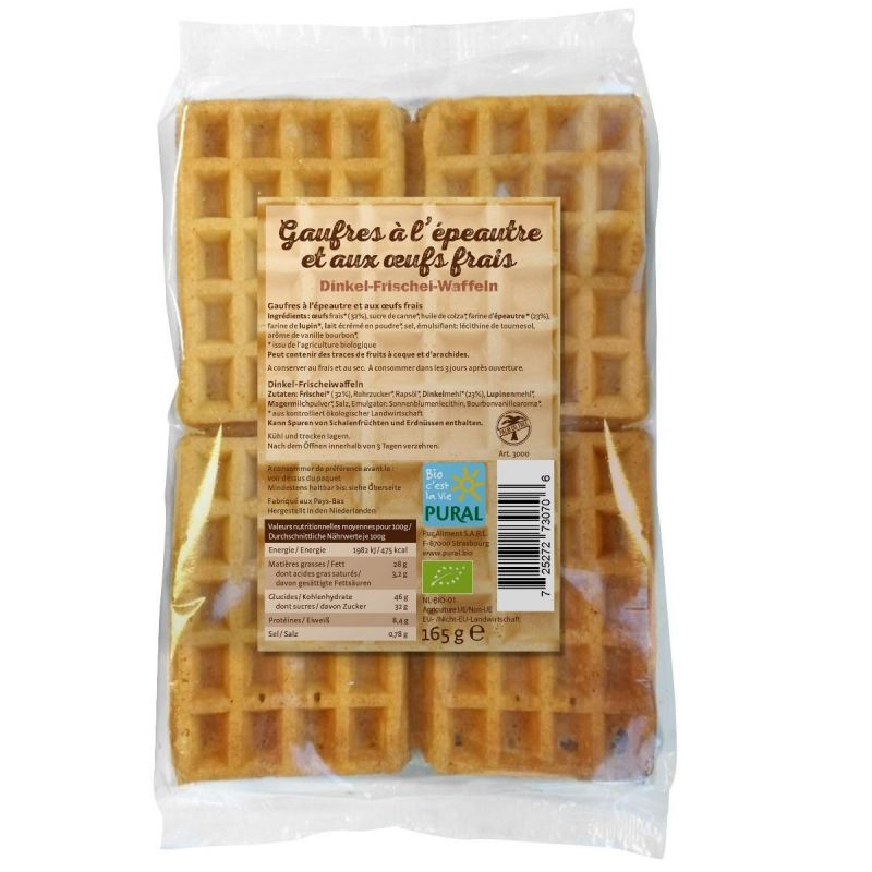 GAUFRE EPEAUTRE  165G PURAL
