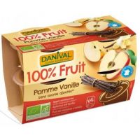 DESSERT DE FRUITS POMME VANILLE 4X100 G