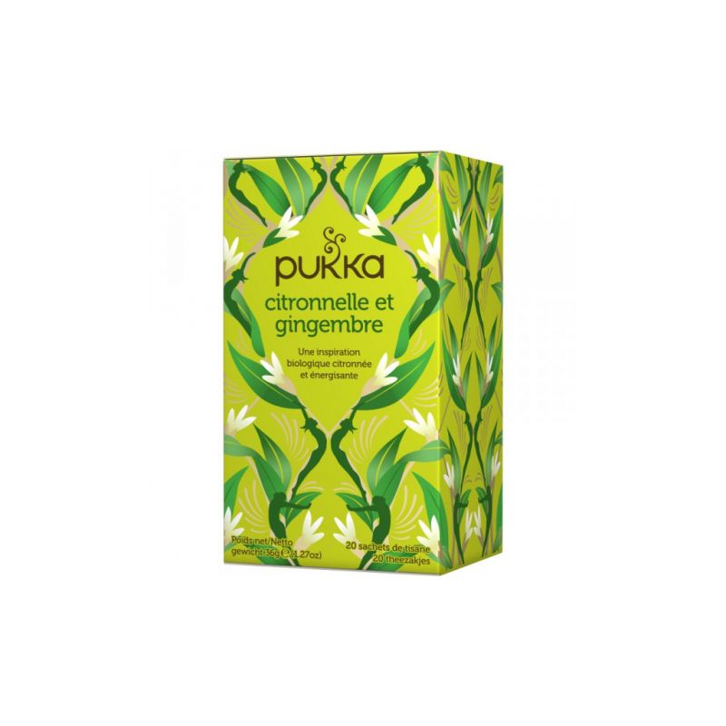 INFUSION CITRONNELLE - GINGEMBRE 20 INF PUKKA