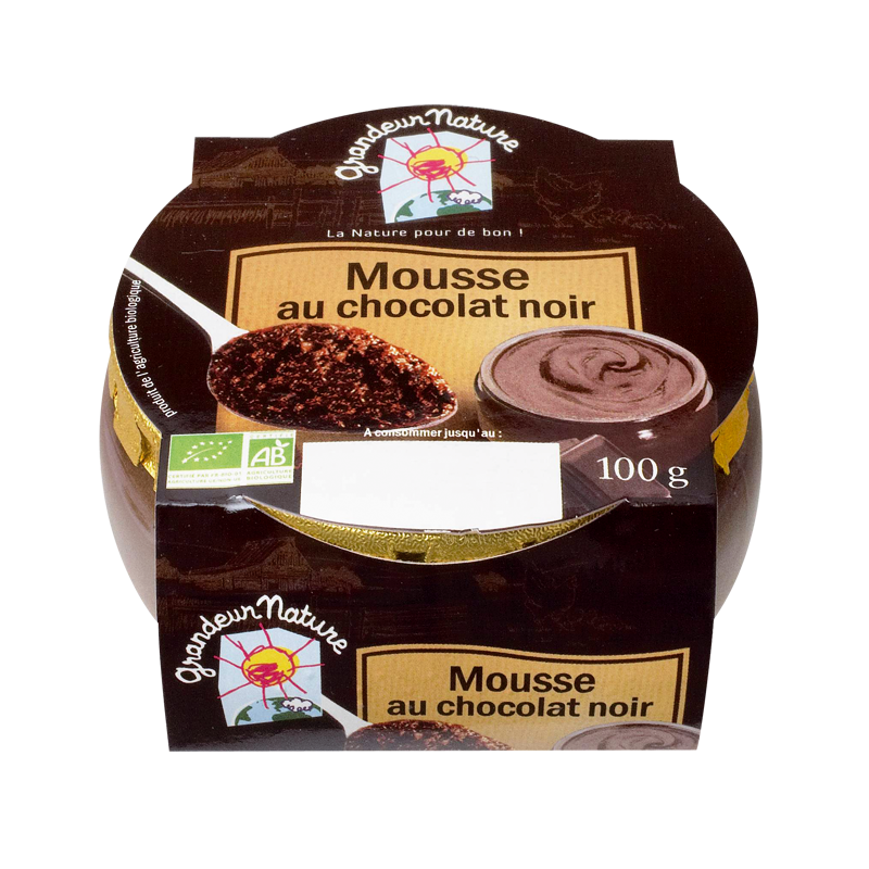 MOUSSE AU CHOCOLAT NOIR 100 G