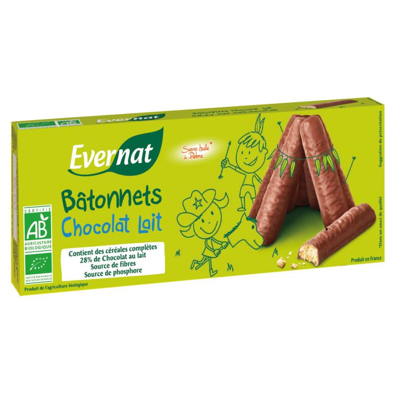 BATONNETS CHOCOLAT LAIT 160G