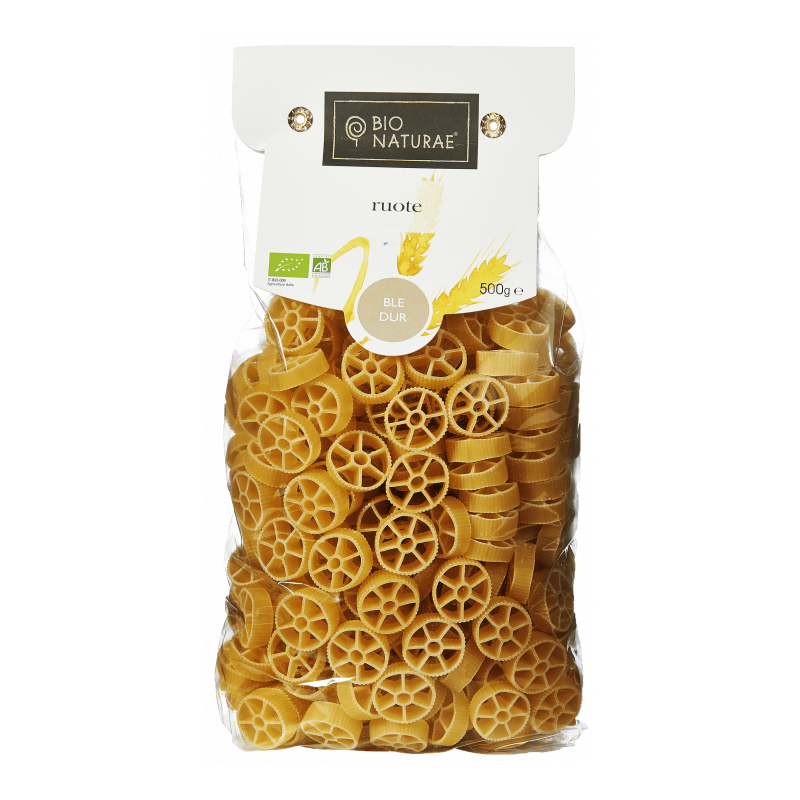 PÂTES ITALIENNES BLANCHES RUOTE 500 G
